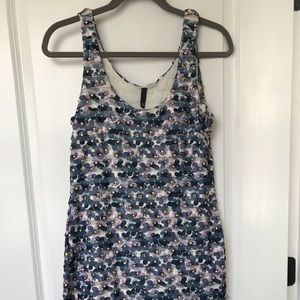 Express floral, ruffle dress